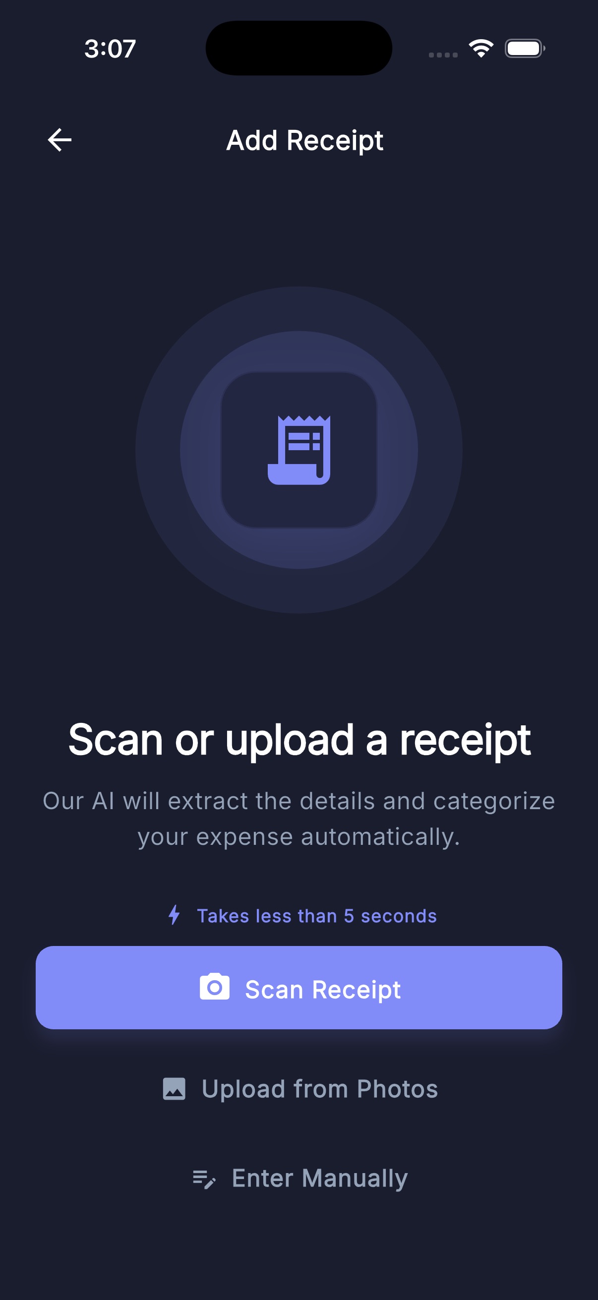 Scanner dark mode