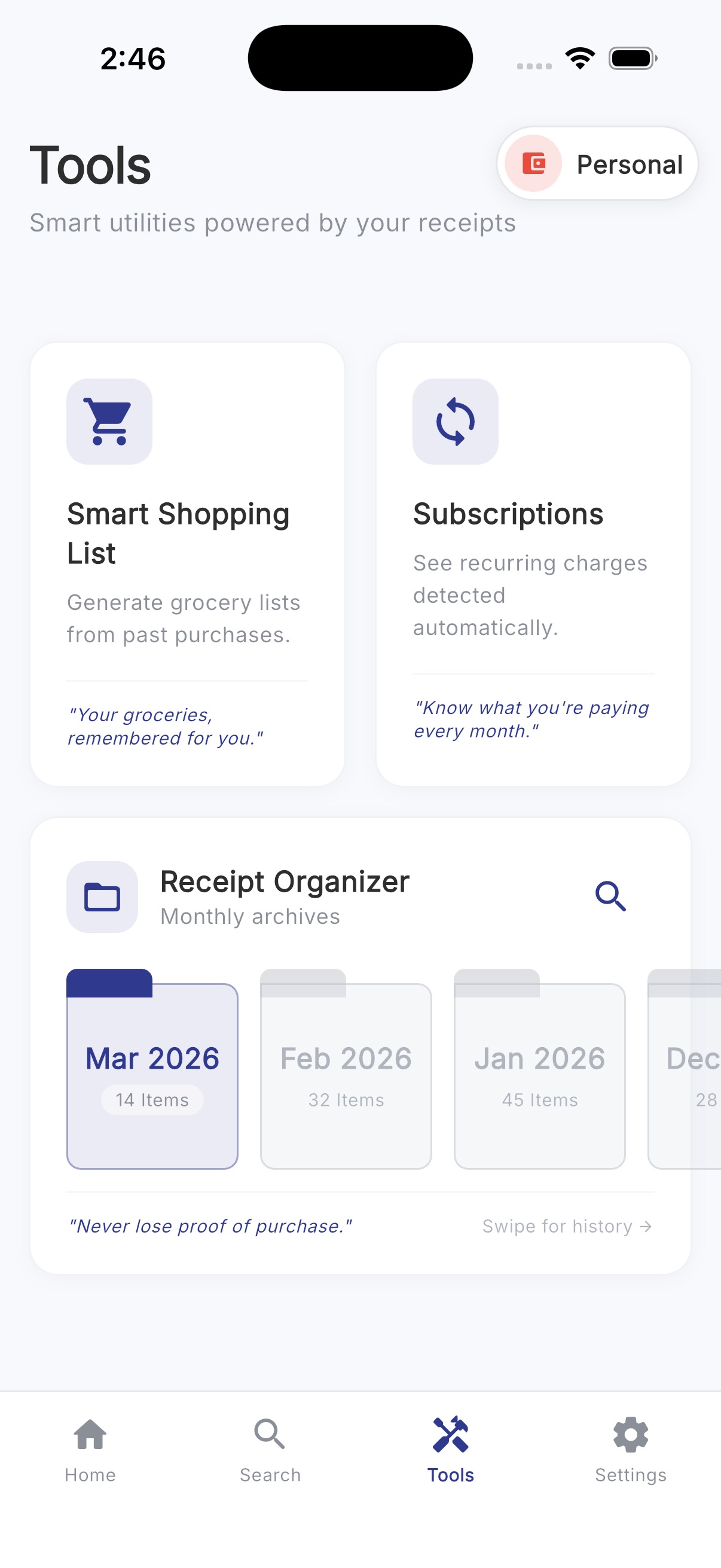 Financial tools