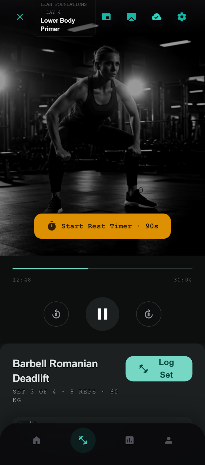 FitCreator app screens 2