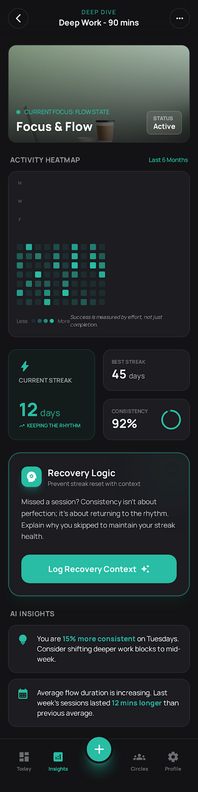 HabitAI app screens 4